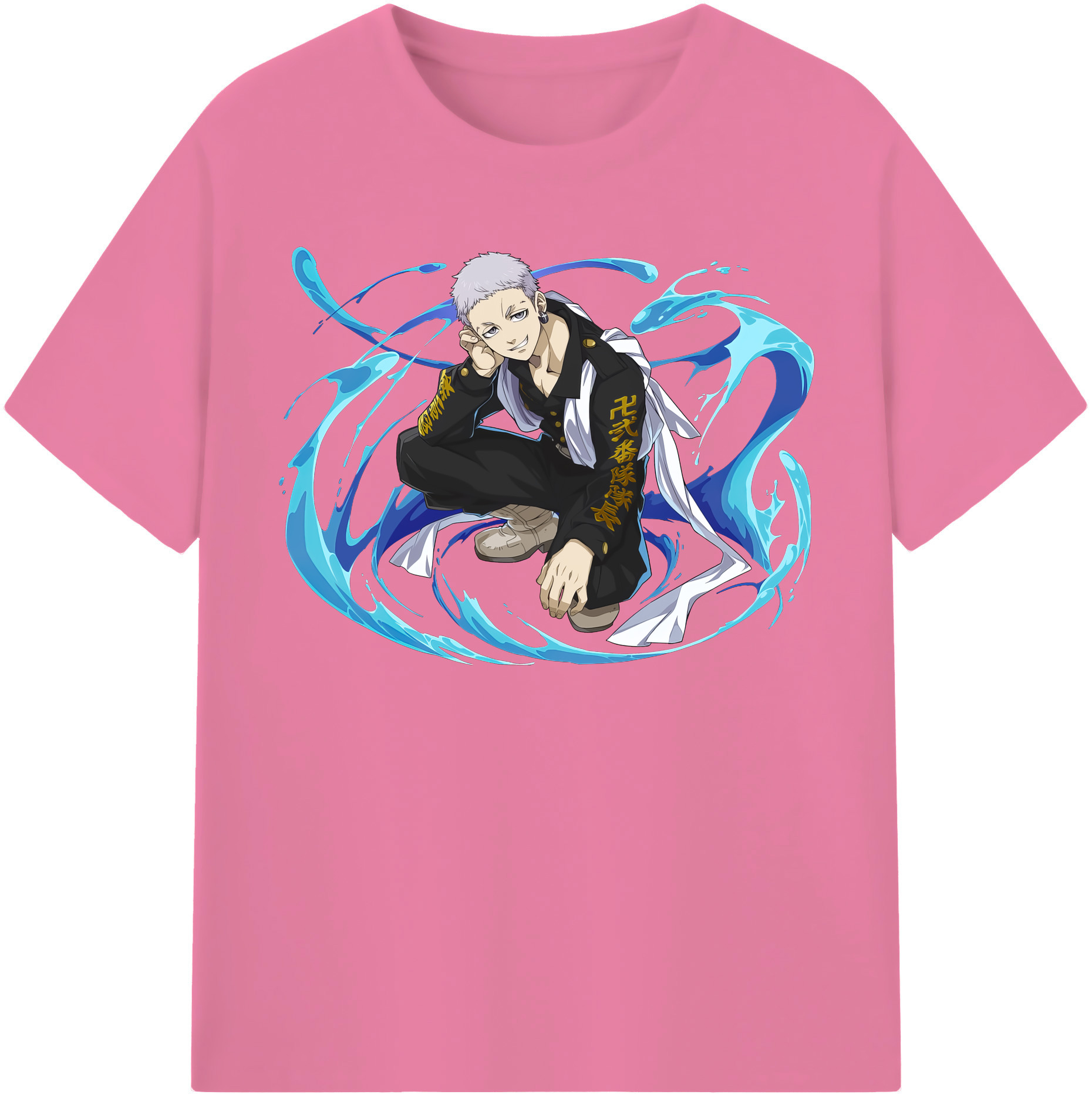 （画像用） 東京リベンジャーズ Tokyo Revengers 綿100％半袖Tシャツ（フロントプリント）